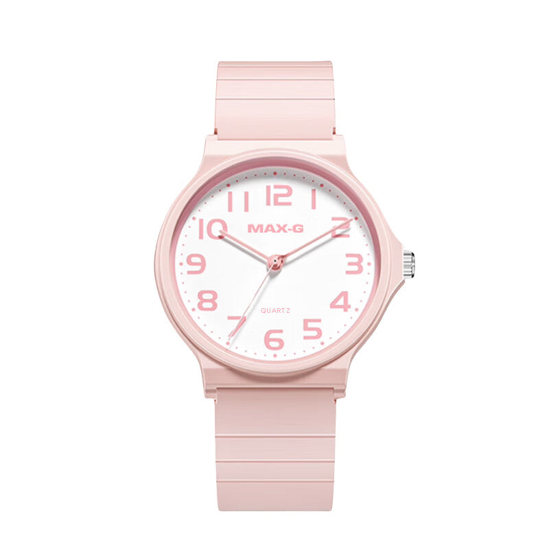 MAX-G Educational Unisex Student Quartz Watch – Pink