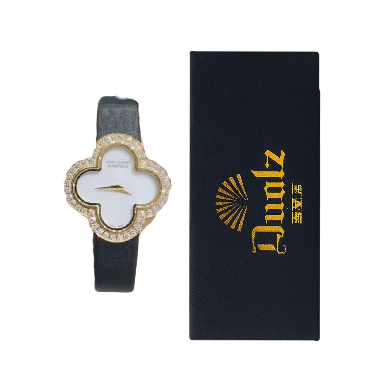 Luxury Clover-Shaped Diamond Accent Women’s Watch