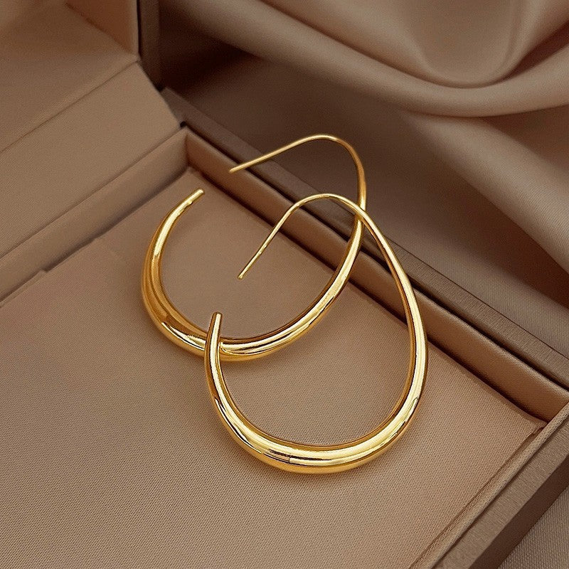 Long Hoops Earrings