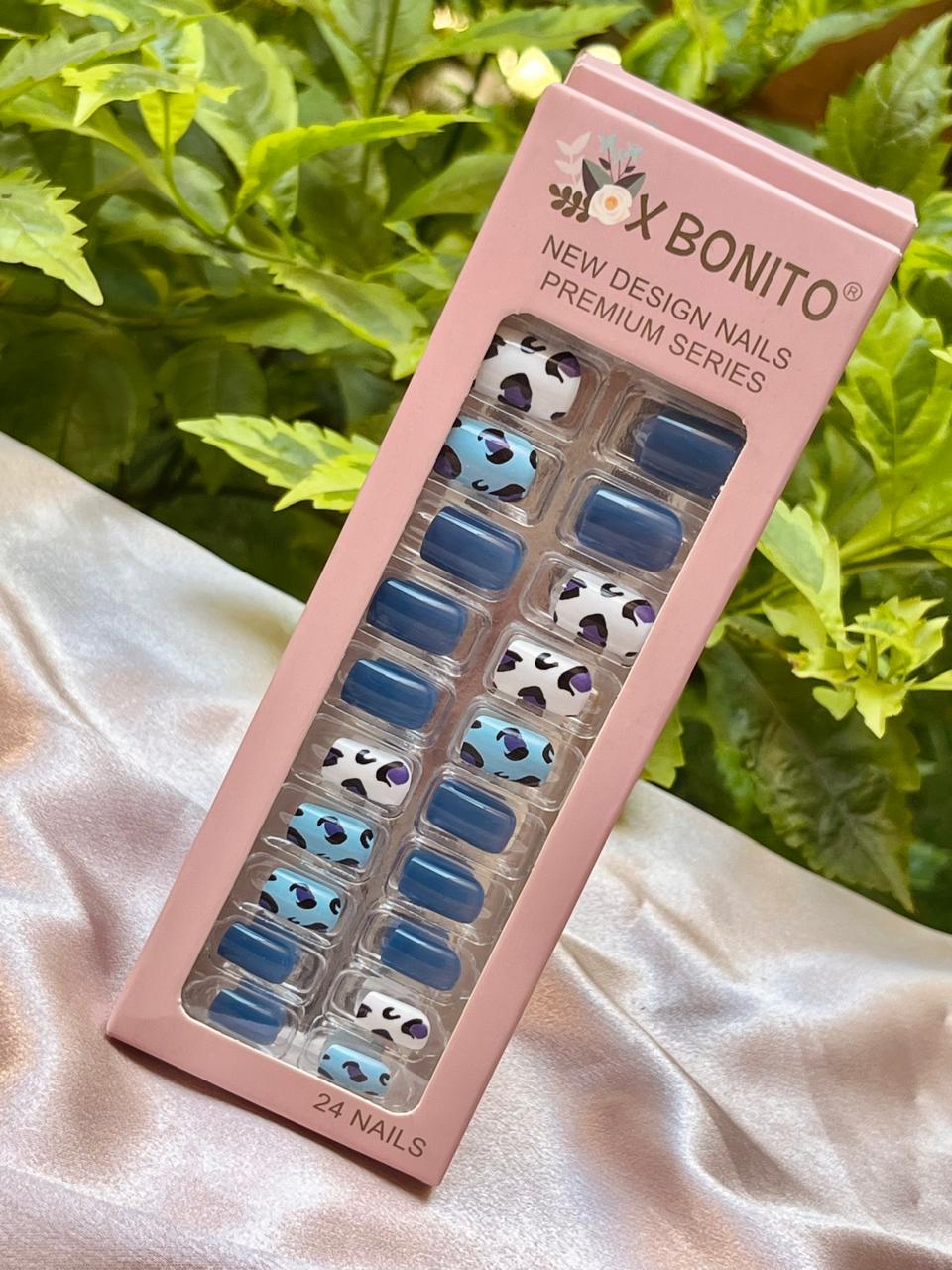 animal print press on nails