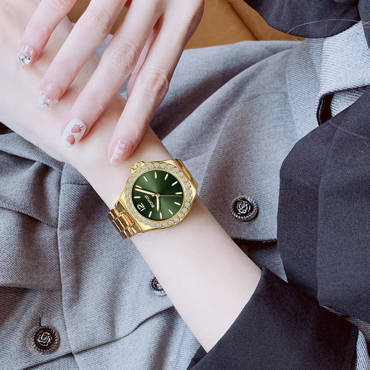 Wrist Luxury by Pomar – Stylish Gold Watch