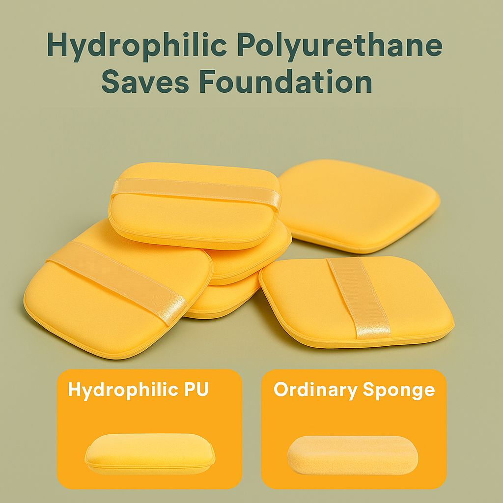 Super Soft Makeup Puff Sponge Set with Storage Box, Reusable Blender for Foundation & Powde