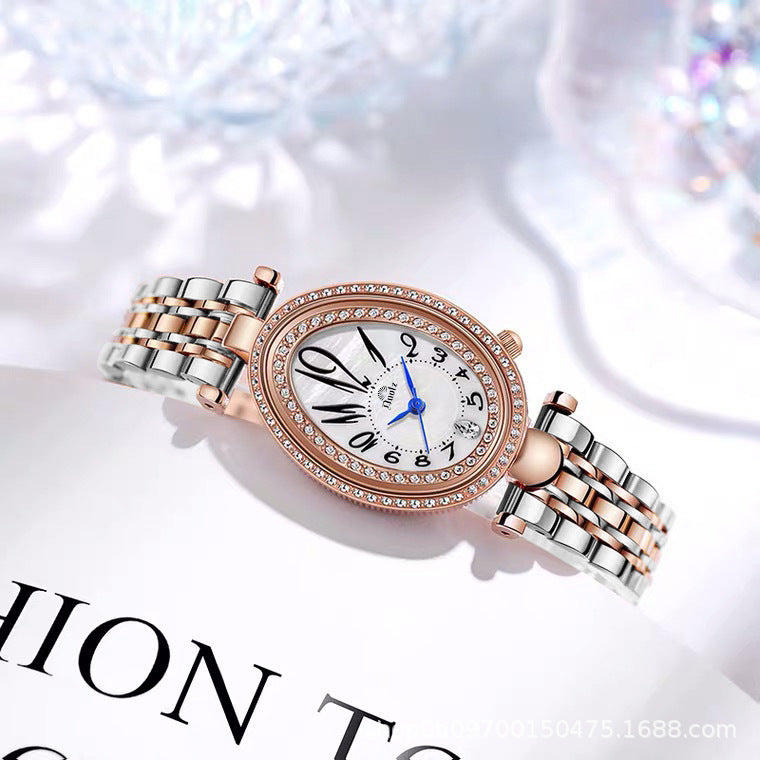 Elegant Rose Gold Bracelet Watch for ladies