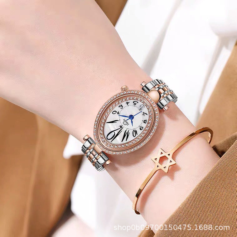 Elegant Rose Gold Bracelet Watch for ladies