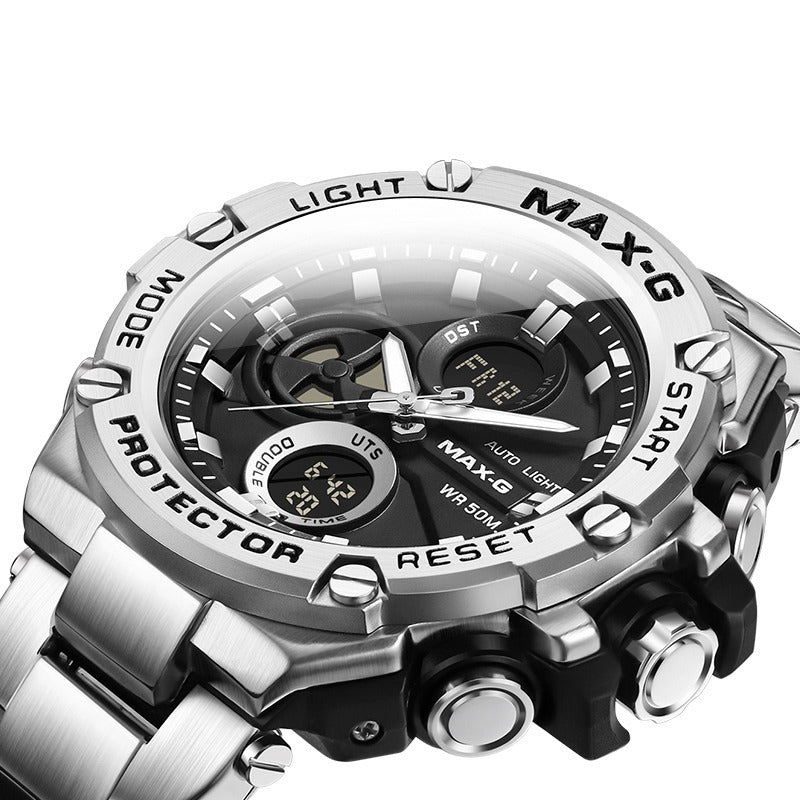 MAX-G Cyber Steel Men's Watch