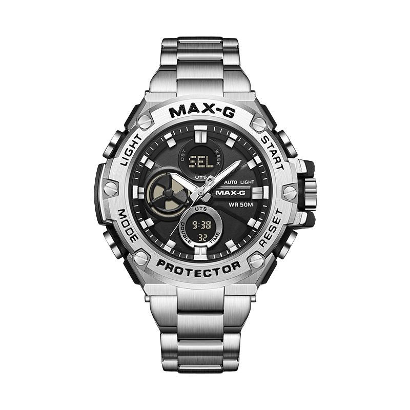 MAX-G Cyber Steel Men's Watch