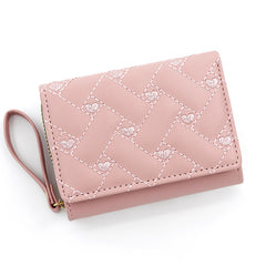 Elegant Heart Leather Wallet