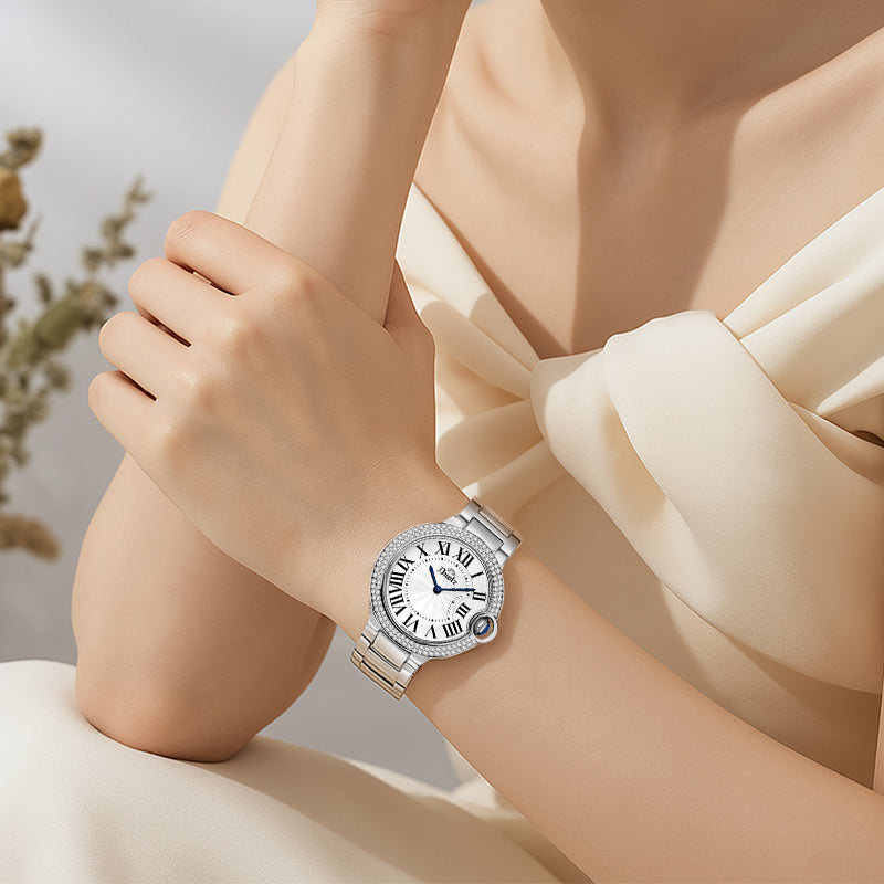 Sparkling Diamond Quartz Women's Watch