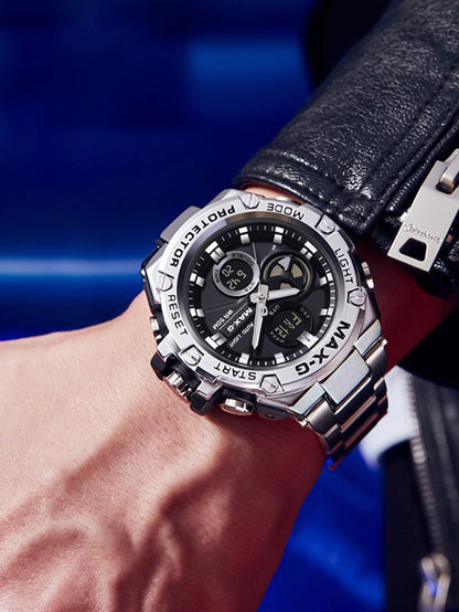 MAX-G Cyber Steel Men's Watch
