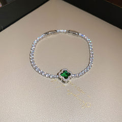 Green stone bracelet