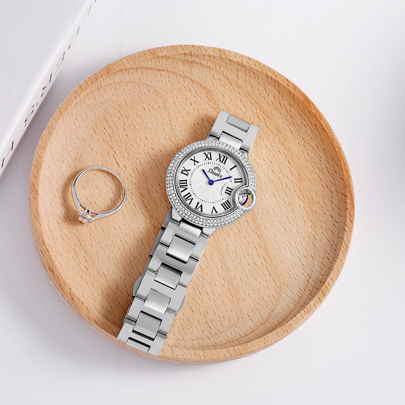 Sparkling Diamond Quartz Women's Watch