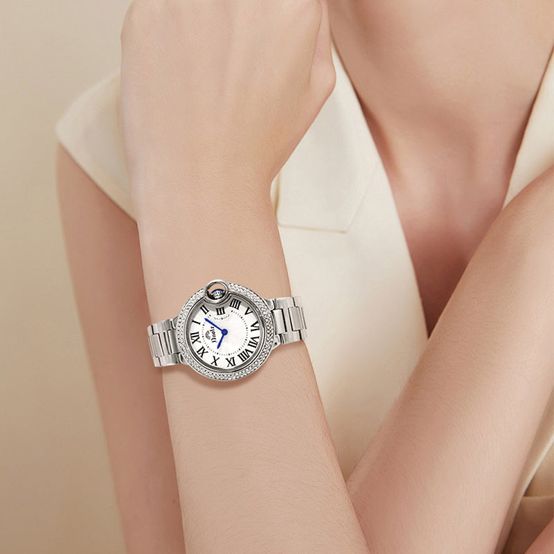 Sparkling Diamond Quartz Women's Watch