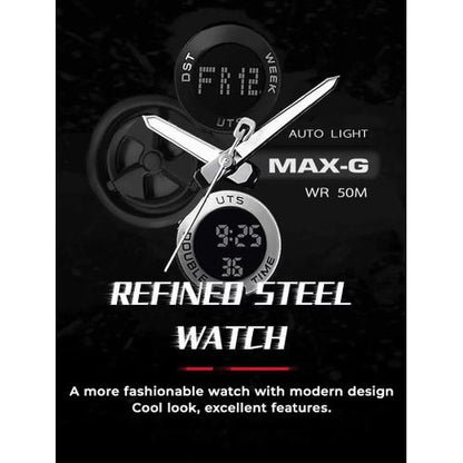 MAX-G Cyber Steel Men's Watch
