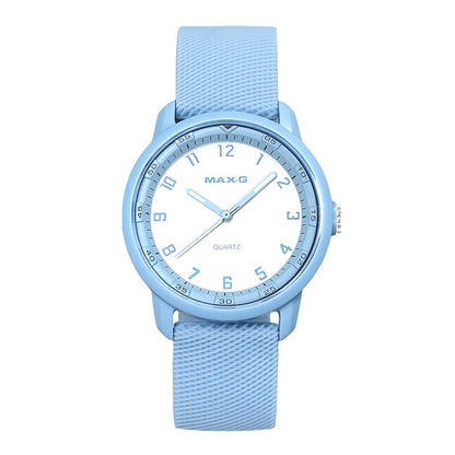 MAX-G Simple Modern Unisex Student Quartz Watch – blue