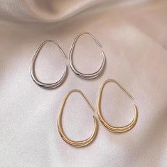 Long Hoops Earrings