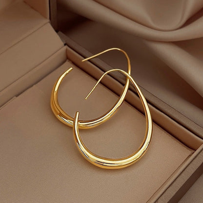 Long Hoops Earrings