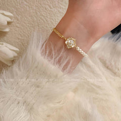 White Flower Bracelet