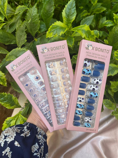 animal print press on nails