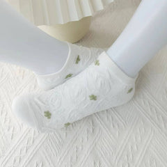 4 PAIRS WHITE SOCKS SET