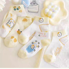 4 PAIRS CUTE DUCK SOCKS SET