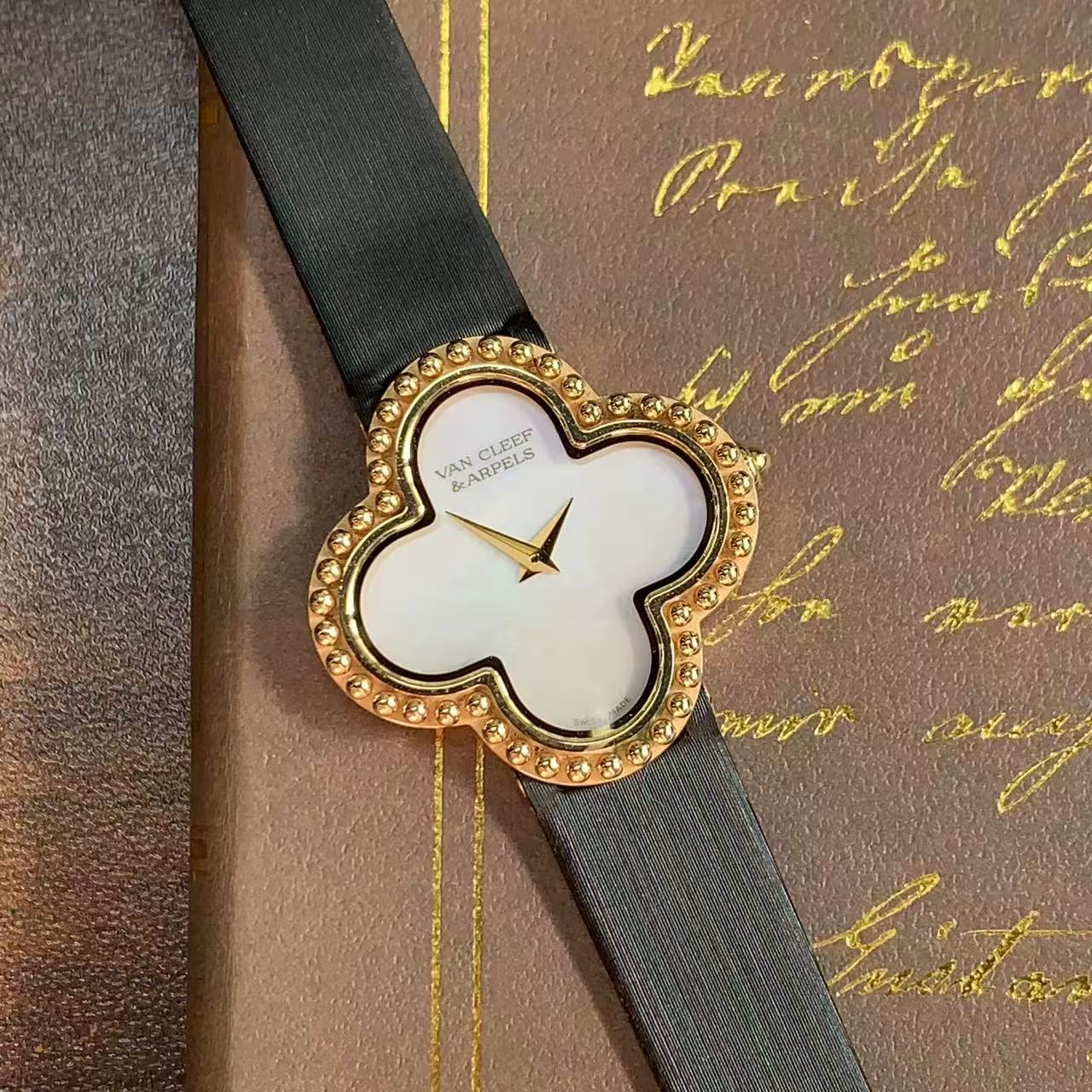 Luxury Clover-Shaped Diamond Accent Women’s Watch
