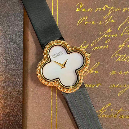 Luxury Clover-Shaped Diamond Accent Women’s Watch