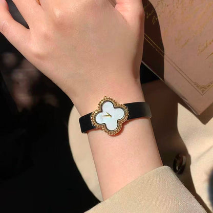 Luxury Clover-Shaped Diamond Accent Women’s Watch