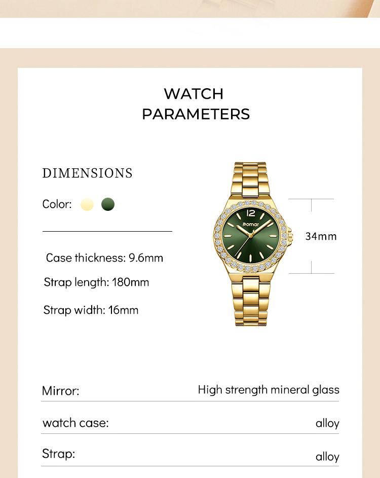 Wrist Luxury by Pomar – Stylish Gold Watch