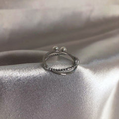 Pearl Twin Ring