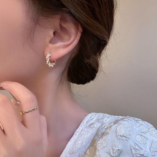 Charm Hoops  Earrings