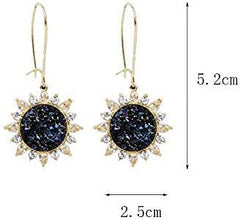 Sunflower Crystal Earring