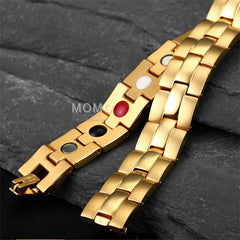 GOLD MAGNETIC BRACELET