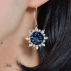 Sunflower Crystal Earring