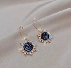 Sunflower Crystal Earring